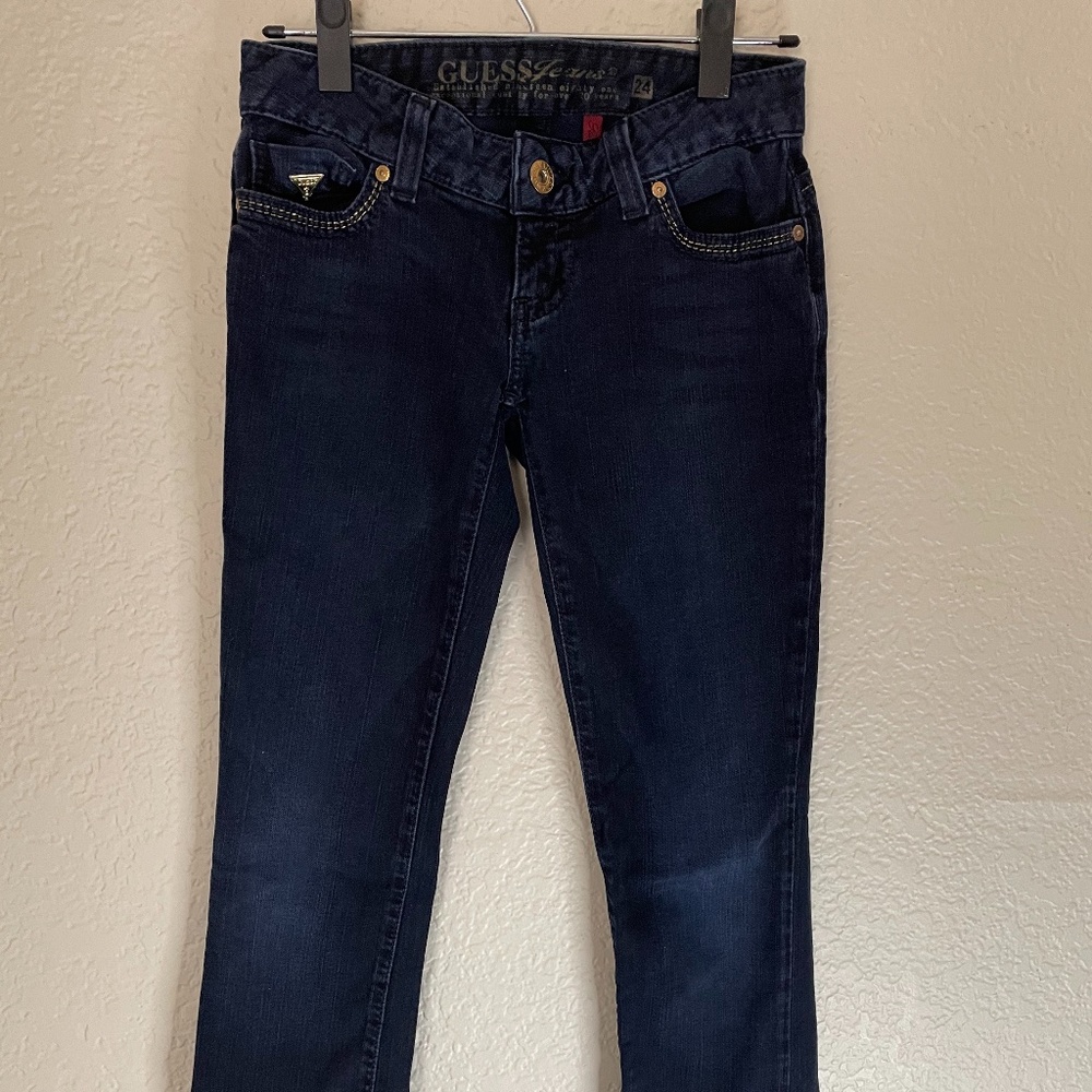Blue Dark wash Guess Jeans
